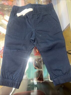 Cat & Jack Navy Blue Pull-On Jogger Pants